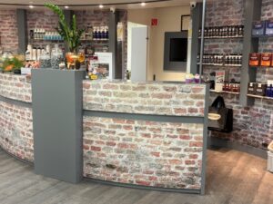 Toonbank display Meeuwsen Wonen Slapen 3